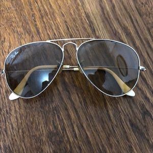 Ray ban aviator glasses